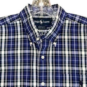 Ralph Lauren Men's Blue Plaid Shirt